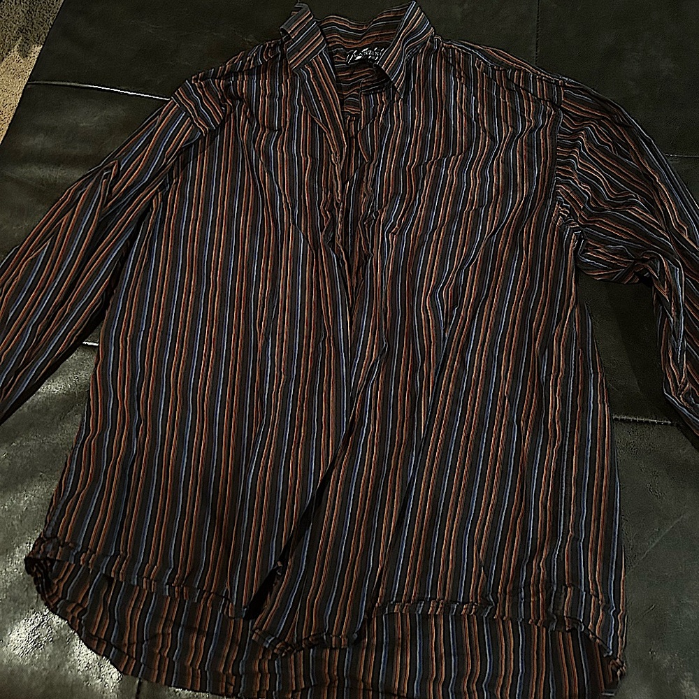 Lanzino long sleeve button up - XXL